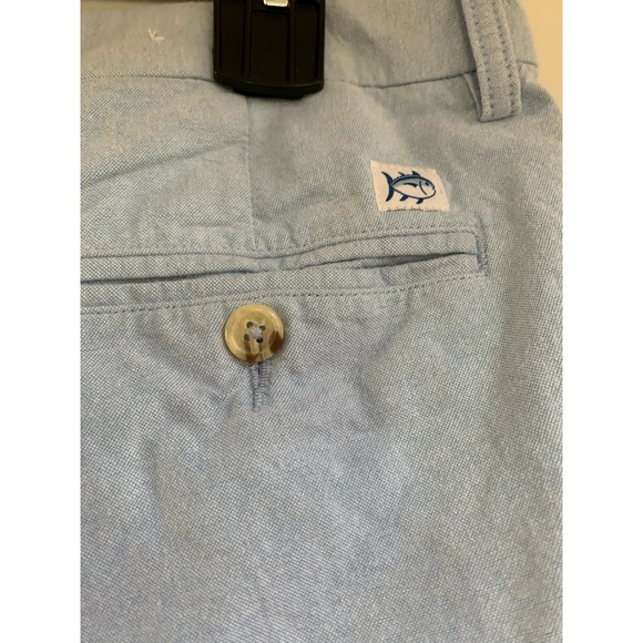 Southern Tide Mens 33 Chambray Blue Shorts 8 Inseam Pockets Beach Wear - Picture 4 of 7